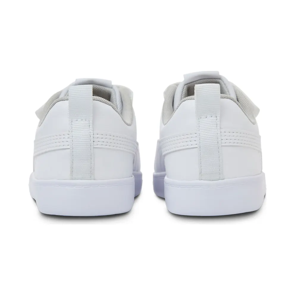 PUMA Courtflex V2 Kids’ White/Gray Violet (371543-04)
