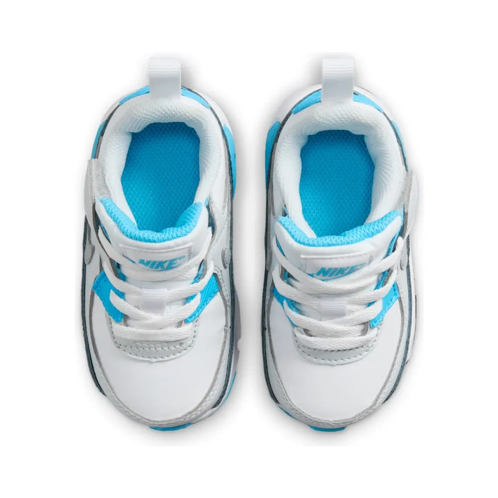 Nike Air Max 90 EasyOn “White Baltic Blue Armory Navy Wolf Grey” (HF6359-100)