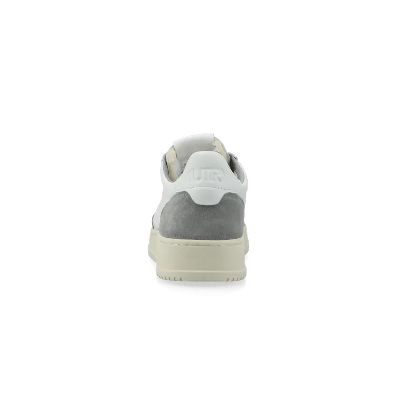 Autry Medalist Low W (goat / suede white / grey) – AULWGS37