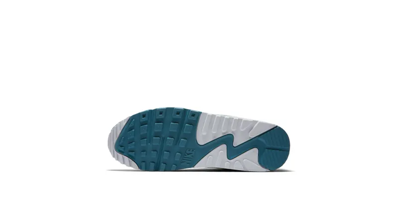 Nike Air Max 90/1 Spruce Lime White/Geo Teal-Lime Blast-Wolf Grey (AJ7695-103)