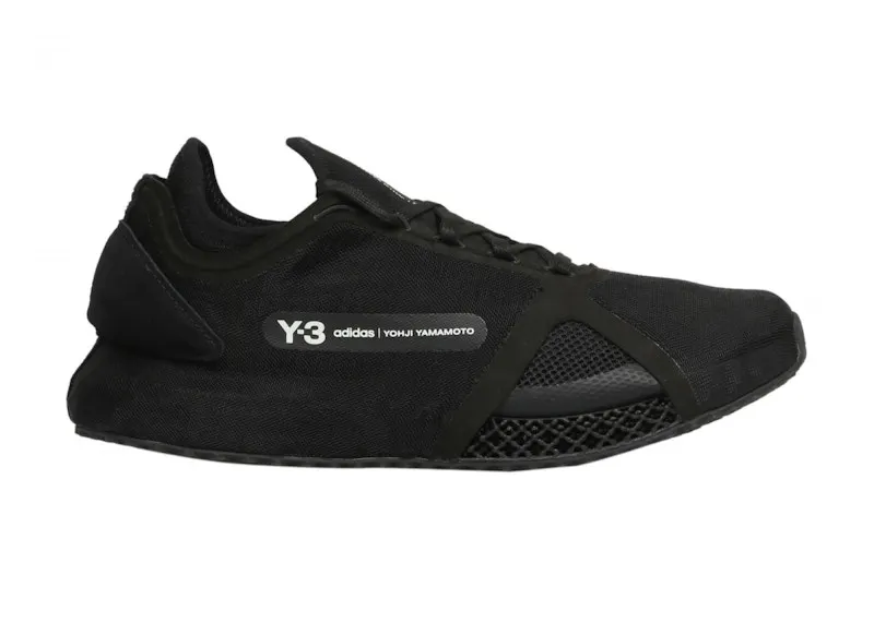 adidas Y-3 Runner 4D IOW Black / Black / Core White (FZ4502)