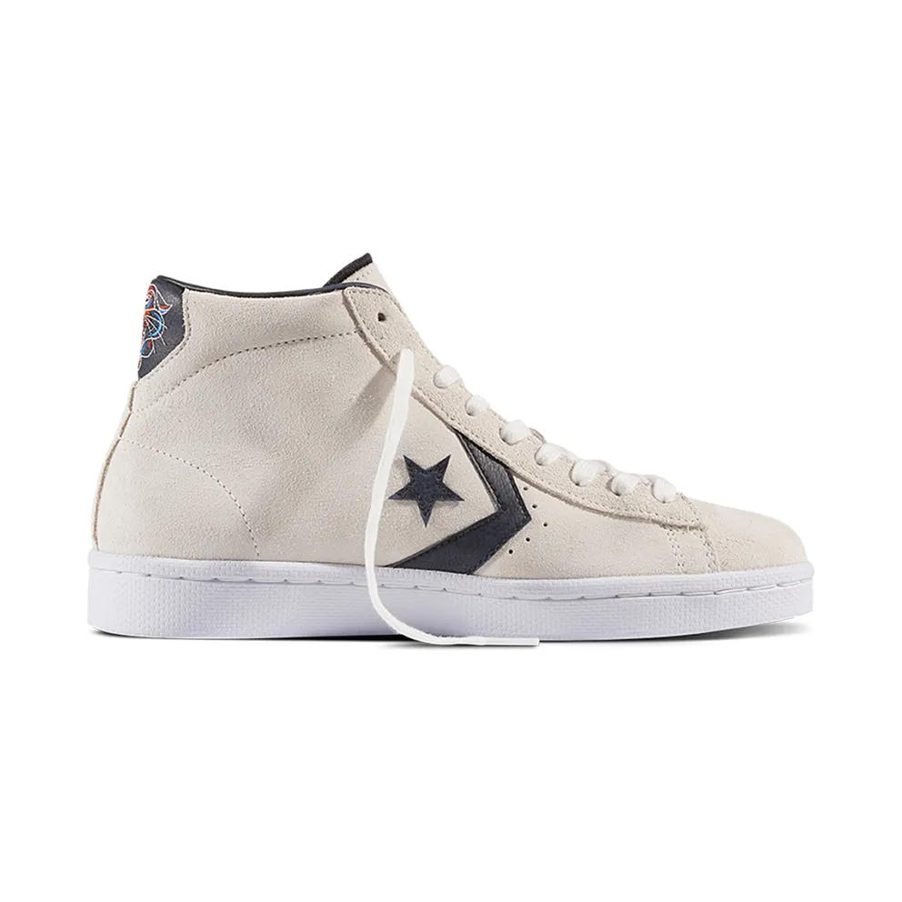 Converse Pro Leather High Al Davis White Suede (160252C)