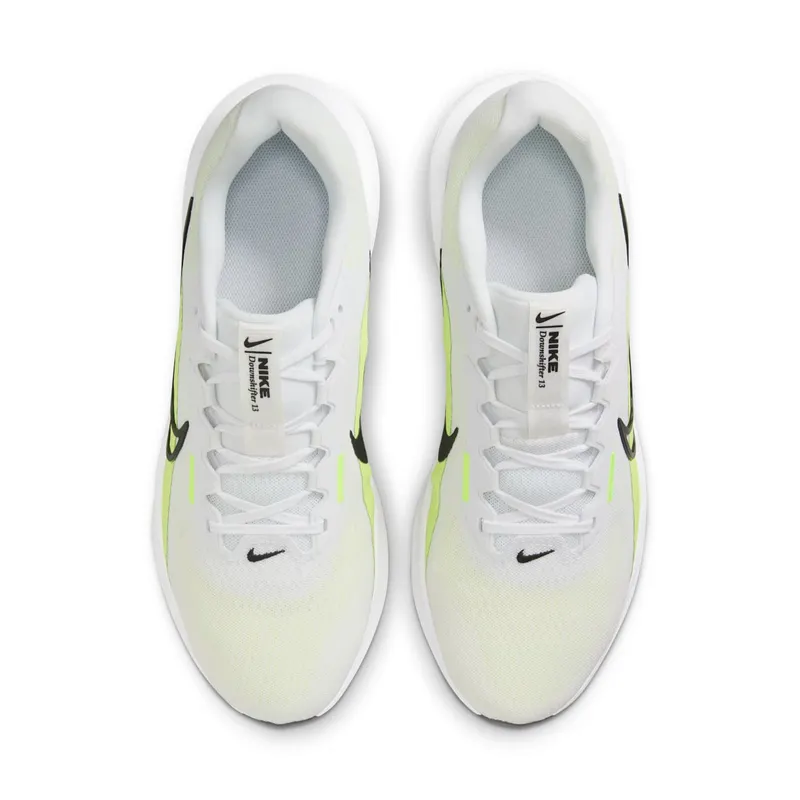 Nike Downshifter 13 White Light Lemon Twist Volt Black (FD6454-105)