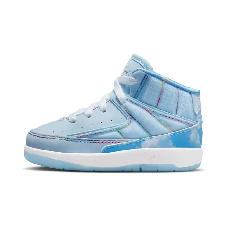 Jordan 2 Retro J Balvin “Celestine Blue / Multi-Colour / White” (DQ7692-419)