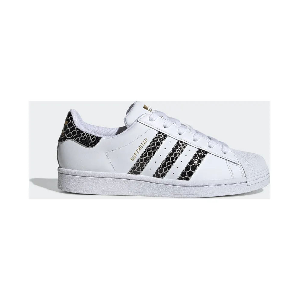adidas Superstar Schuh Cloud White / Core Black / Gold Metallic (FV3294)