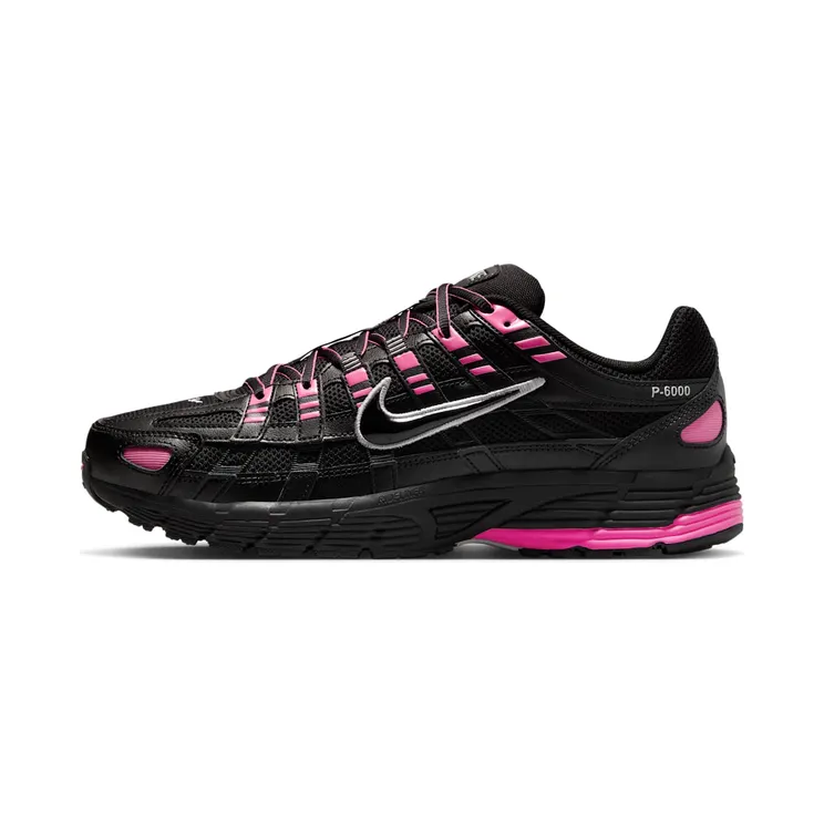 Nike P-6000 Black Hyper “Pink Blast / Metallic Silver / Black” (CD6404-600)