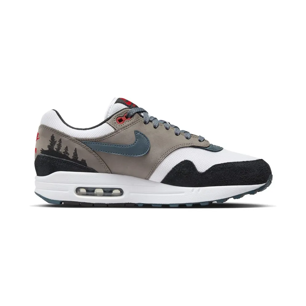Nike Air Max 1 Premium White/Black/Soft Grey/Slate Blue (FJ0698-100)