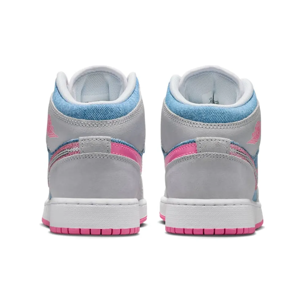 Jordan 1 Mid Denim Sequin (HQ1999-400)