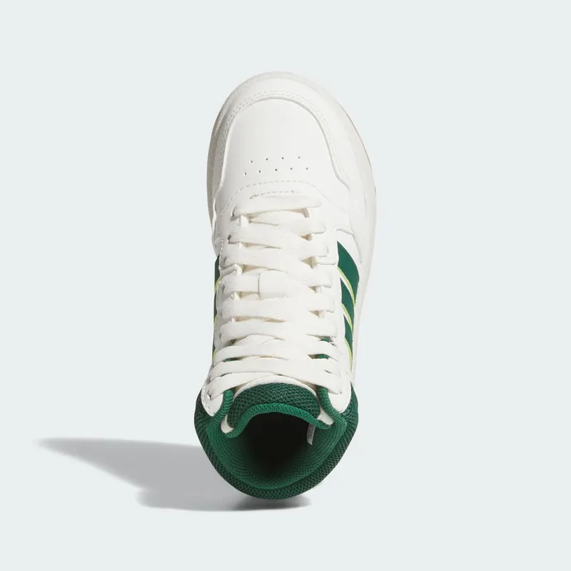 adidas Hoops Mid Core White Collegiate Green Gum (JS4134)