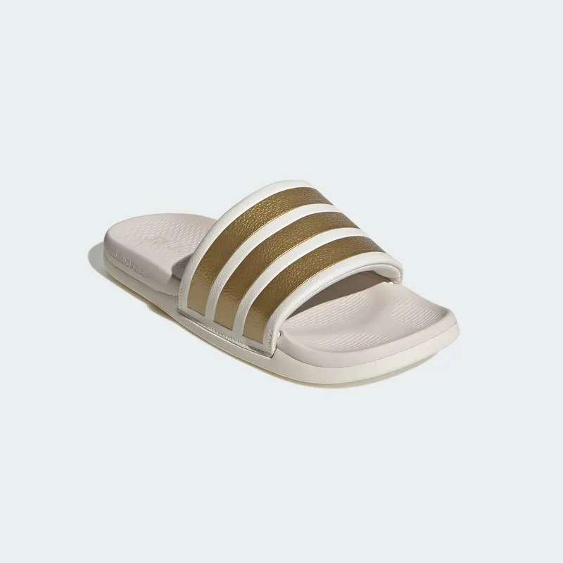 Adidas ADILETTE COMFORT 2.0 Slides Off White / Gold Metallic / Chalk White (JP9123)