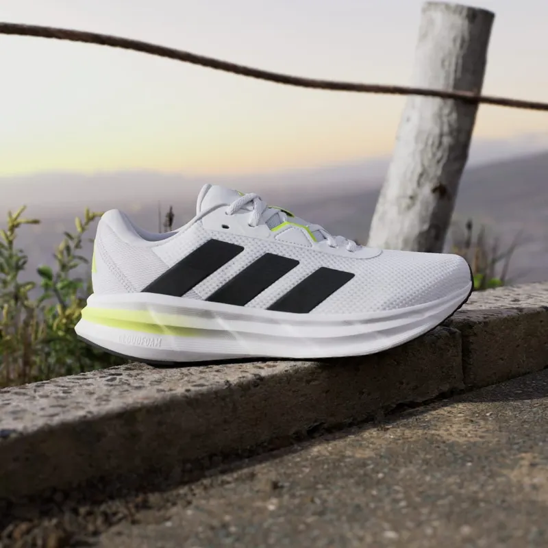 Adidas Galaxy 7 Running Shoes Cloud White / Core Black / Solar Slime (JP6600)