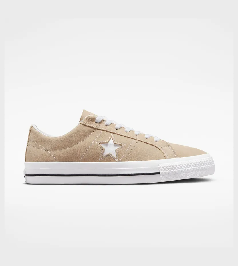 Converse One Star Pro Vintage Suede Low “Oat Milk” (A04155C)