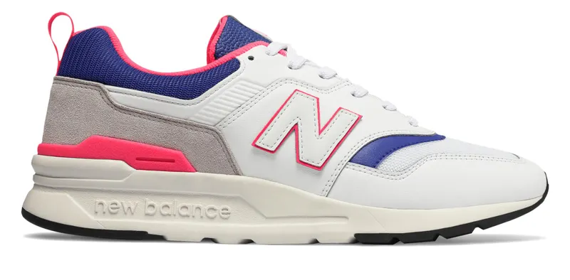 New Balance 997H White White/Pink-Blue (CM997HAJ)