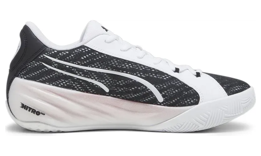 Puma All-Pro Nitro Basketballschuhe 02 Puma black/PUMA white/lime squeeze 42 für “Black EU” (378541)