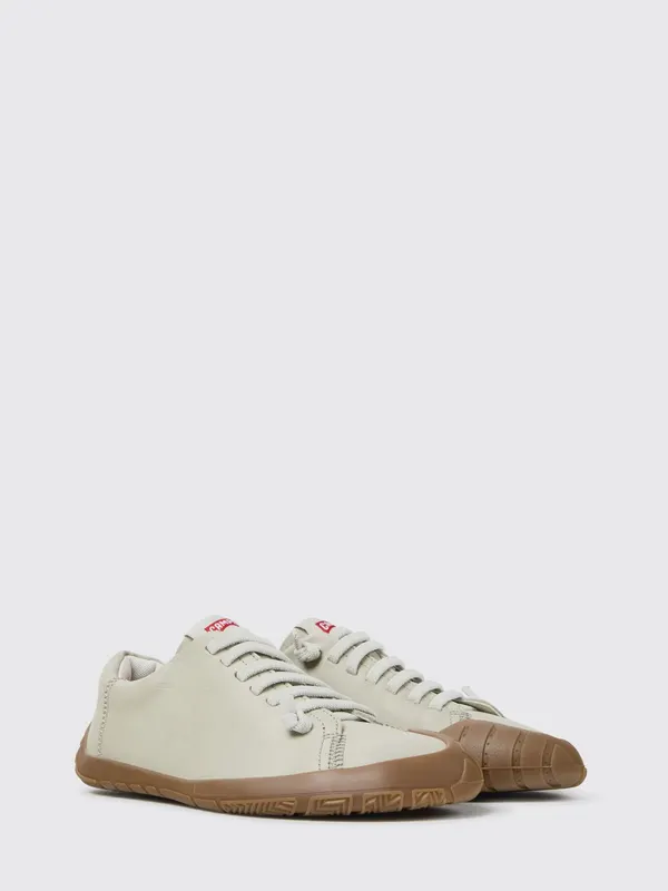 Camper Peu Path+ Smooth Leather Slip-On with Elastic Laces Beige (K201940-013PEUPATH+0)