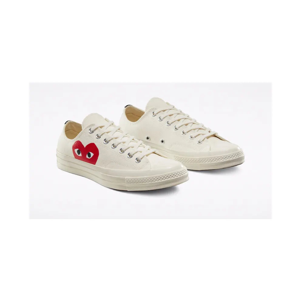 Converse x Comme des Garcons CDG Chuck Taylor Low Cream White (150207C)