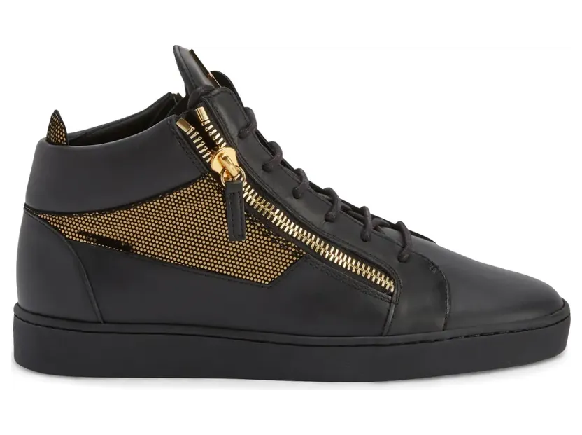 Giuseppe Zanotti Kriss leren sneakers – Zwart (RU10072K23)