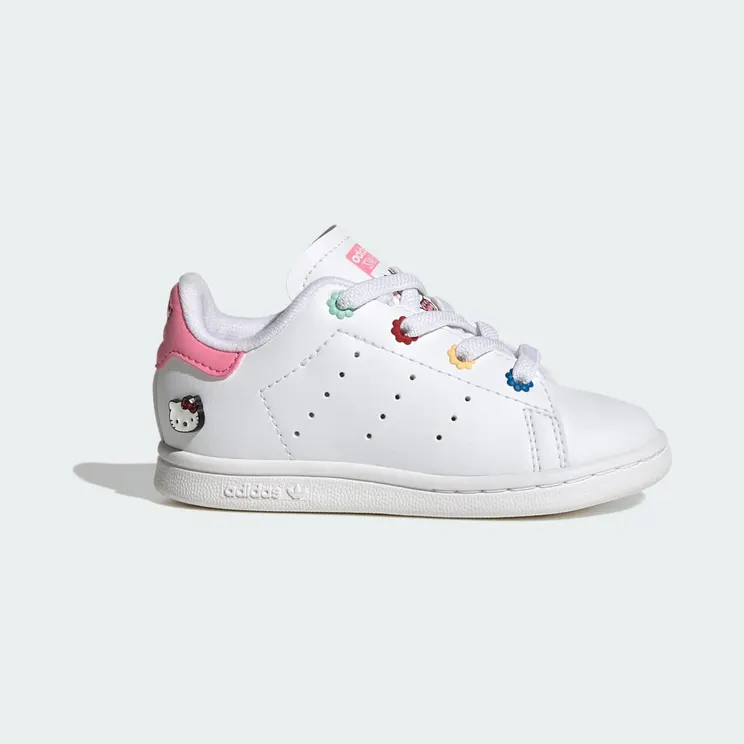 adidas Stan Smith Kids Cloud White / Cloud White / Bliss Pink (ID7232)