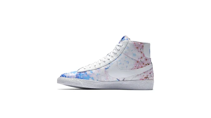 Nike Blazer Mid Cherry Blossom (W) White/Black (536698-101)