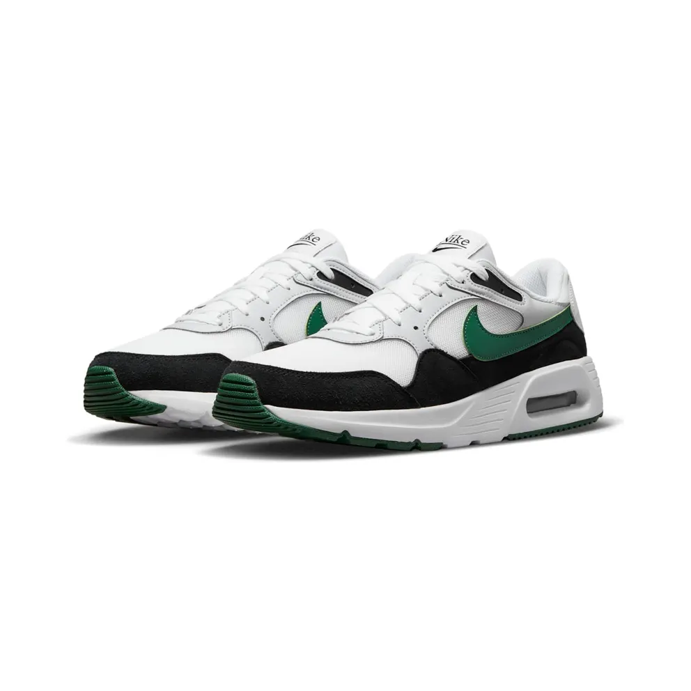 Nike Air Max SC “White / Black / Pure Platinum / Gorge Green” (CW4555-109)