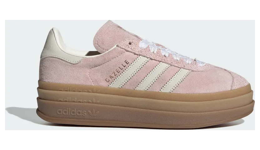 Adidas GAZELLE BOLD SCHOENEN Sandy Pink / Off White / Copper Metallic (IH4209)
