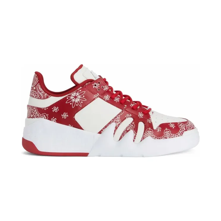 Giuseppe Zanotti Talon met bandanaprint “Red” (RS20053002)
