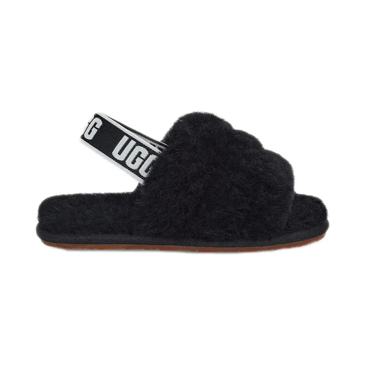 UGG Fluff Yeah Slide Black (1098579T-BLK)