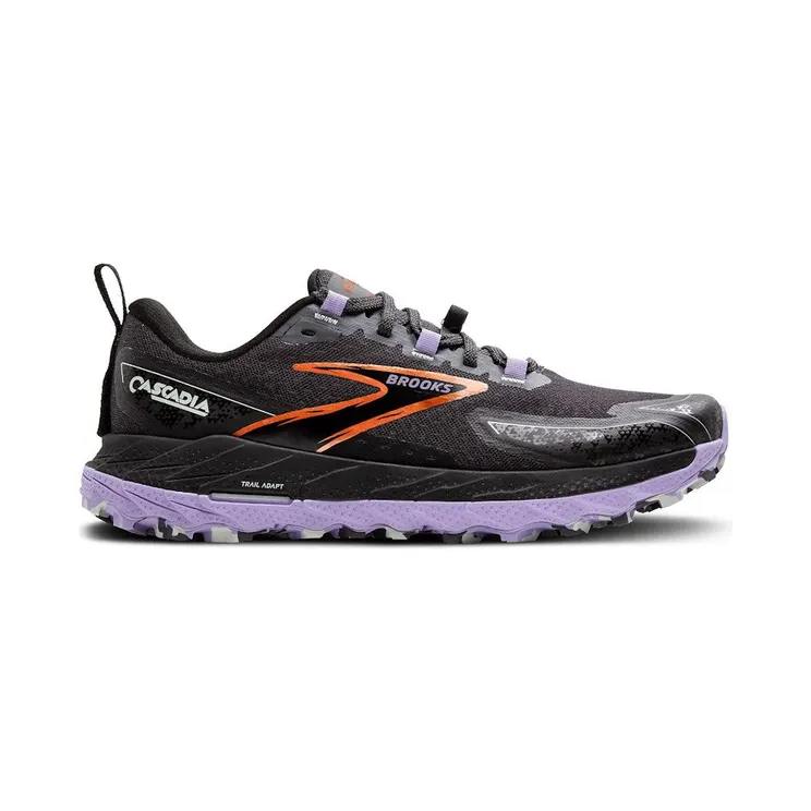 Brooks Cascadia 18 Ebony Sweet Lavender Copper (120416-1B-048)