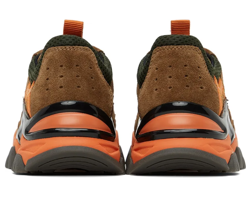 Moncler Enfant Kids Khaki & Orange Leave No Trace Sneakers (954 – 4M707 – 00 – 02) (2)