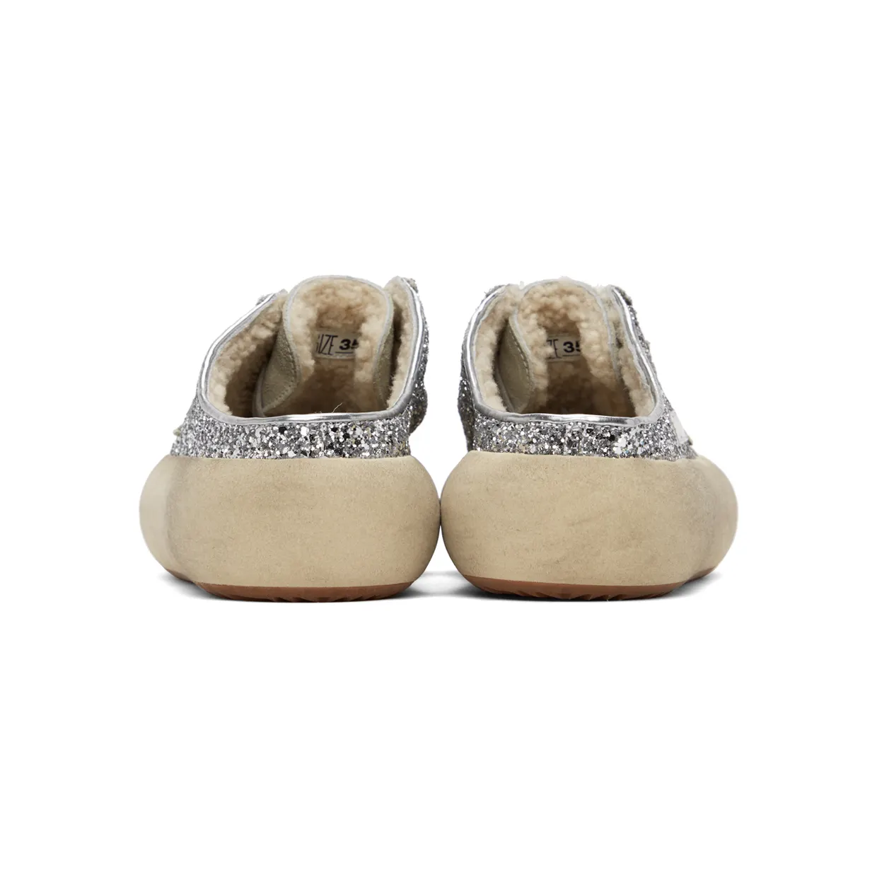 Golden Goose Silver Space-Star Sabot Sneakers (GWF00322.F002999.70136) (4)