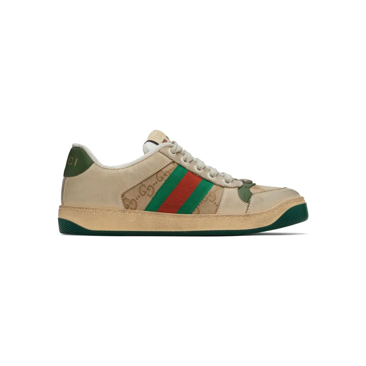 Gucci Beige Screener GG Sneakers (570443 9Y920)