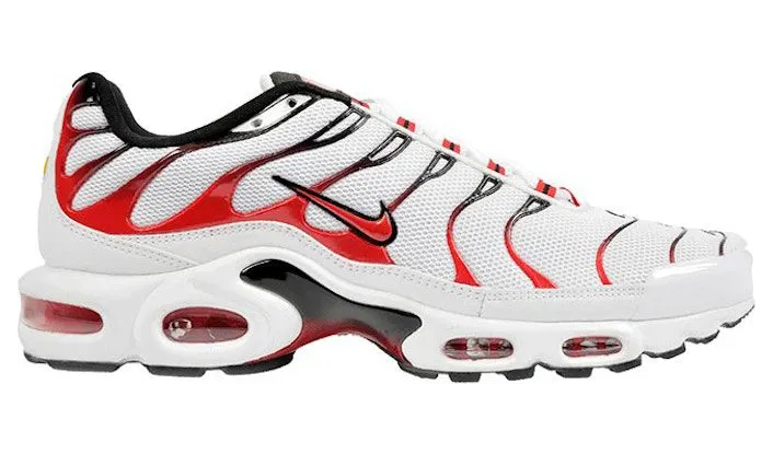 Nike Air Max Plus White Red Black (604133-165)
