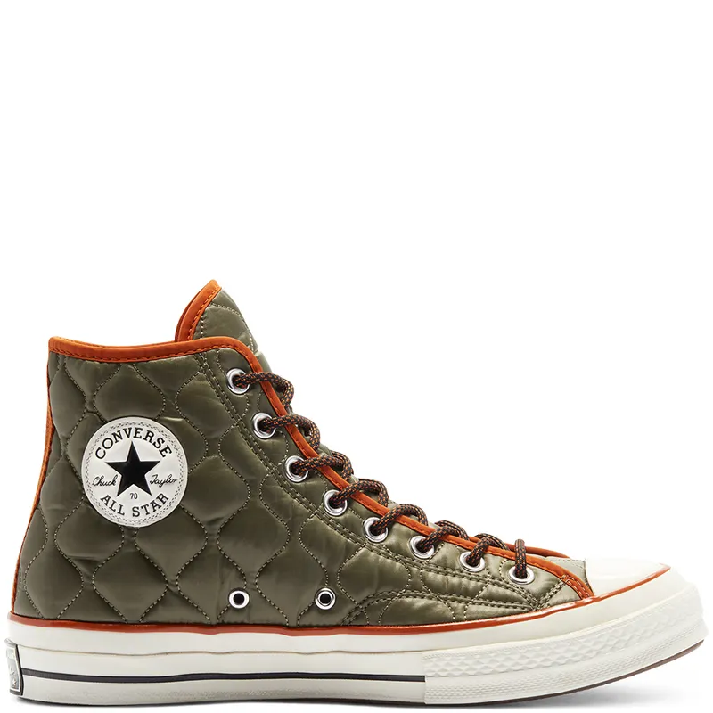 Converse Chuck 70 High ‘Quilted – Green Brown’ Green/Brown/Beige (169375C)