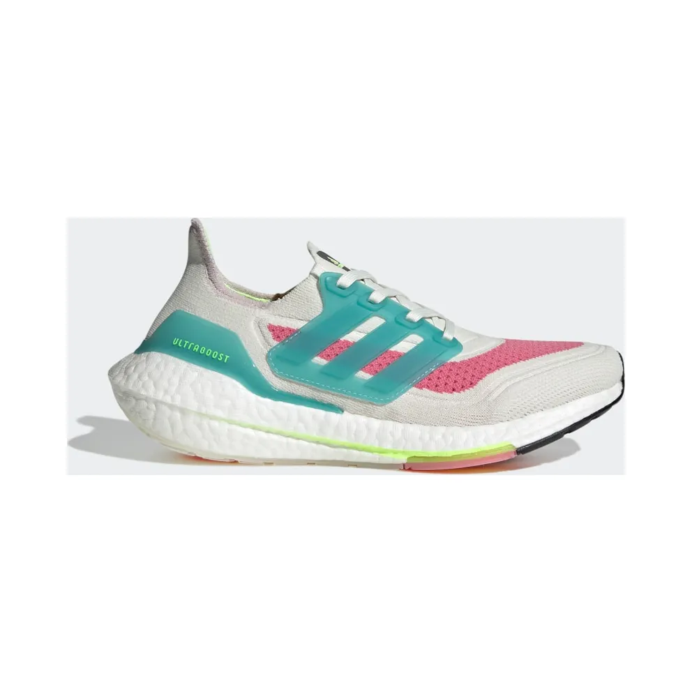 adidas Ultraboost 21 Laufschuh White Tint / Mint Ton / Rose Tone (S23845)