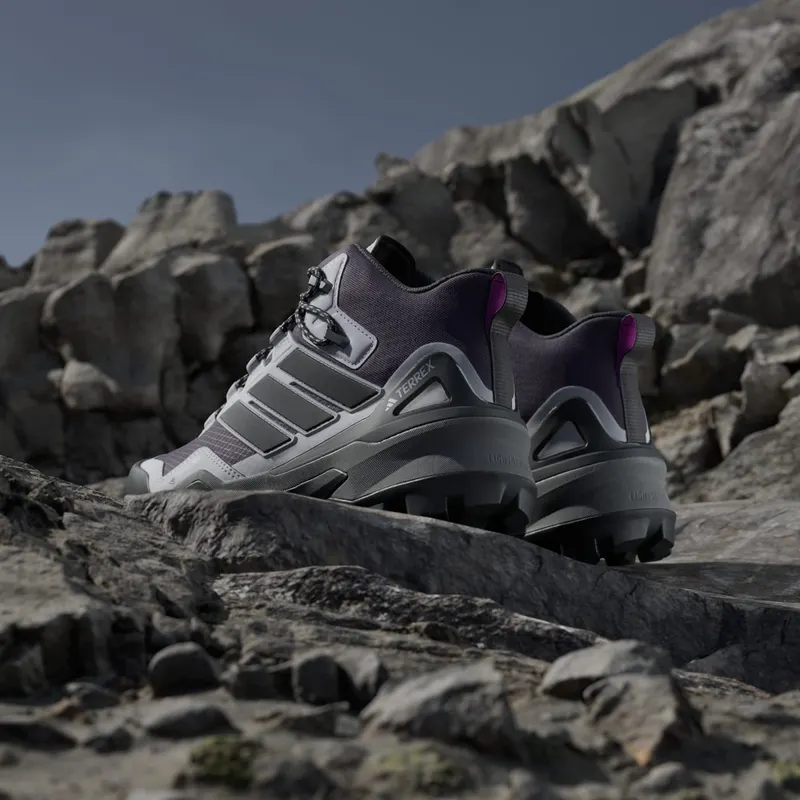 Adidas Terrex Skychaser Mid GORE-TEX Hiking Aurora Plum / Carbon / Purple Burst (JQ9928)