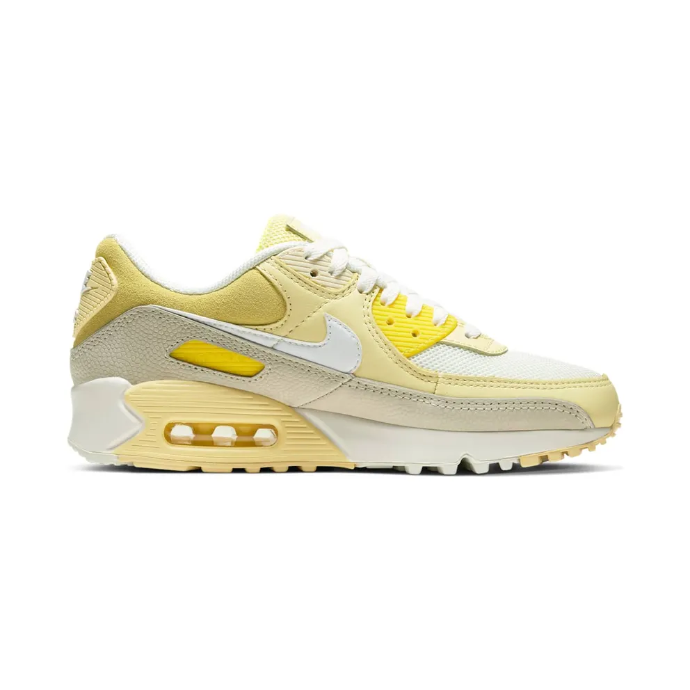 Nike Air Max 90 Recraft Lemon (W) Lemon/Sail-Bone (CW2654-700)