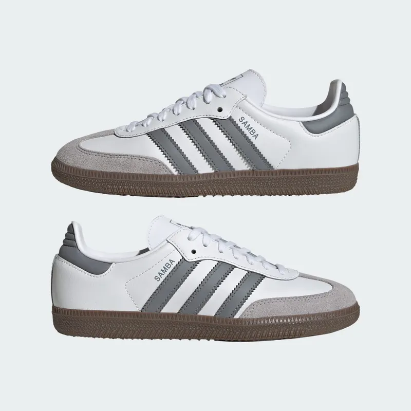 Adidas Samba OG GS “Cloud White Grey” (JQ2844)