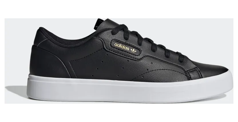 adidas Sleek Core Black / Gold Metallic / Crystal White (H05181)