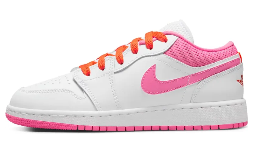 Air Jordan 1 Low “White / Safety Orange / Pinksicle” (DR9498-168)
