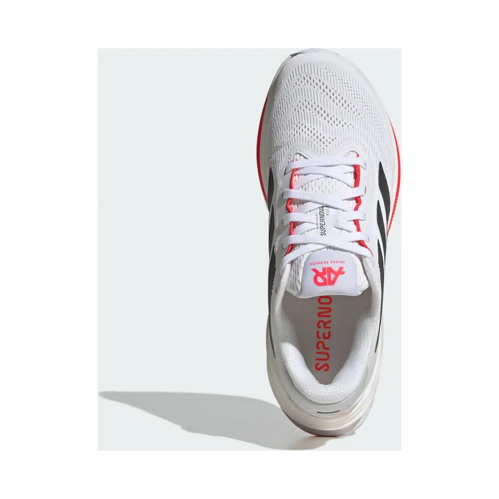 Adidas Supernova Rise 2 Running Shoes Cloud White / Night Metallic / Lucid Red (JQ4793)