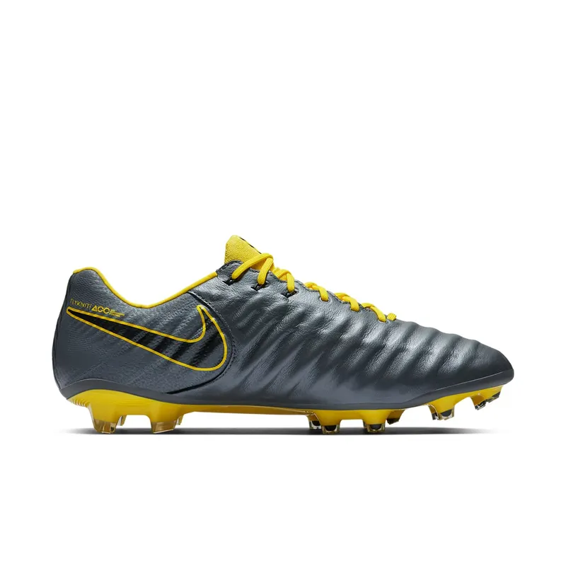Nike Tiempo Legend 7 Elite FG “Dark Grey Opti Yellow” (AH7238-070)