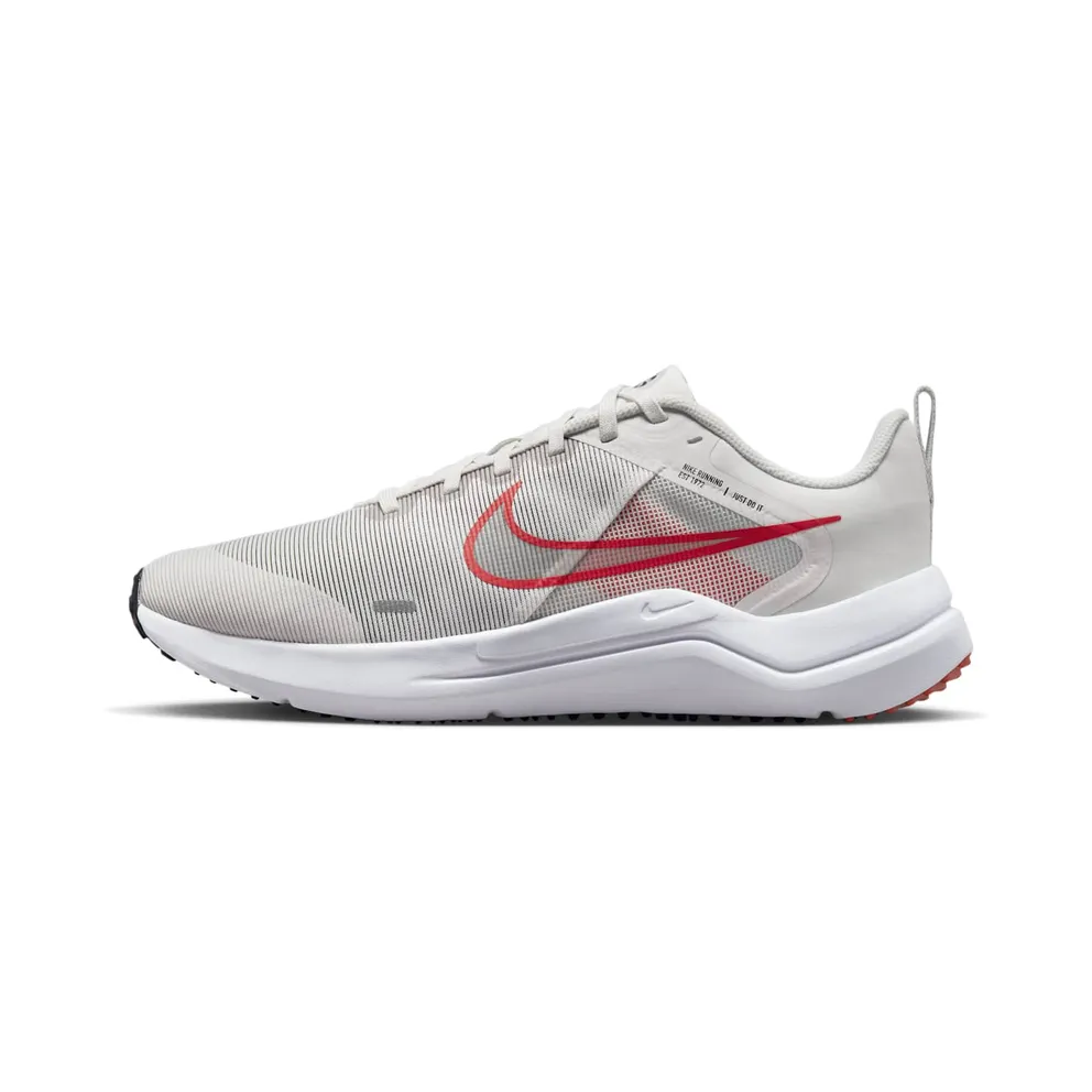Nike Downshifter 12 Platinum Tint Crimson Black (DD9293-009)