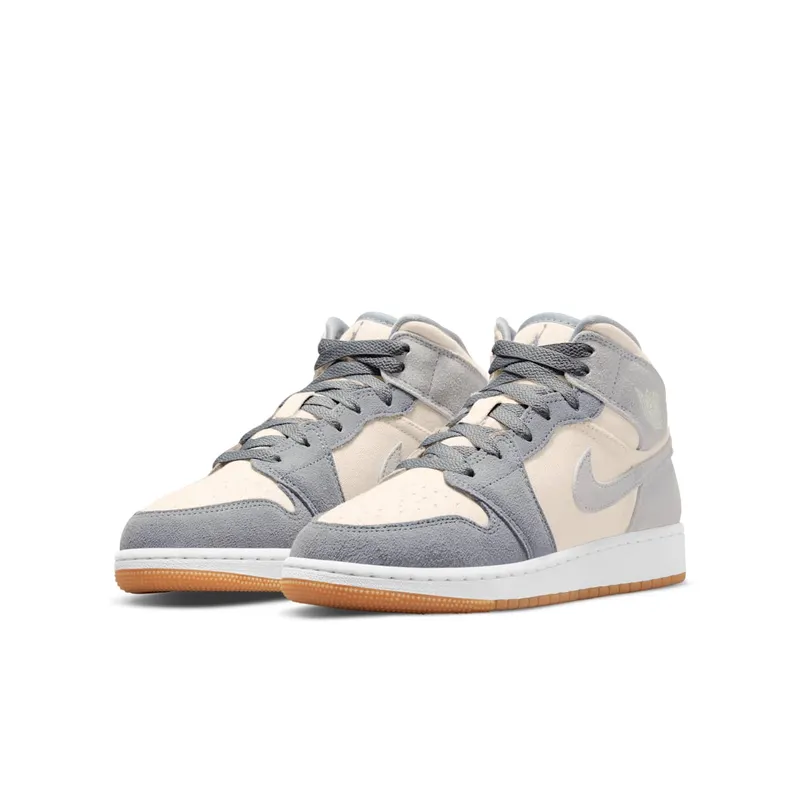 Jordan 1 Mid SE Coconut Milk Particle Grey (GS) (DN4346-100)
