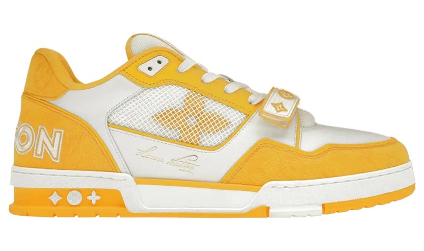 Louis Vuitton Trainer Monogram Denim Yellow (1A9ZBI / 1A9ZDC)