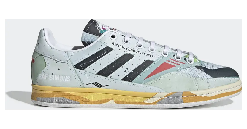 Adidas Raf Simons x Torsion Stan ‘Trompe L’oeil’ Cloud White/Core Black/Light Grey (EE7953)