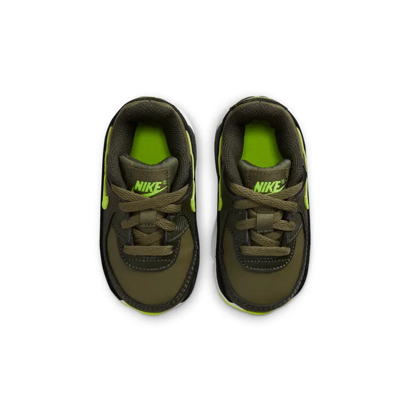 Nike Air Max 90 LTR TD “Medium Olive/Volt-Black” (DV3609-200)