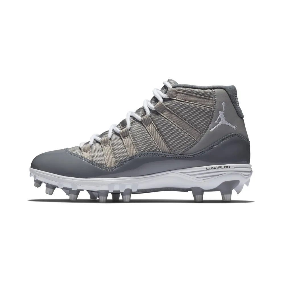 Jordan 11 Retro Cleat Cool Grey Medium Grey/White-Cool Grey (AO1561-003)