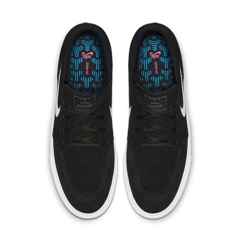 Nike SB Zoom Stefan Janoski RM Black Black Thunder Grey Gum Light Brown White (AQ7475-001)