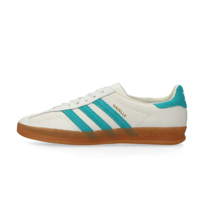 adidas Gazelle Indoor “Amalfi Days” (chalk white / hi-res aqua / gum) – JI2583