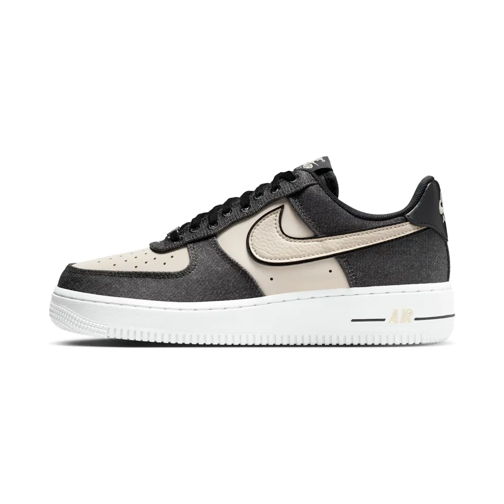 Nike Air Force 1 Low ’07 SE Black Denim Net (IB6642-001)